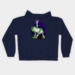 Yoga frog Kids Hoodie